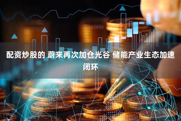 配资炒股的 蔚来再次加仓光谷 储能产业生态加速闭环